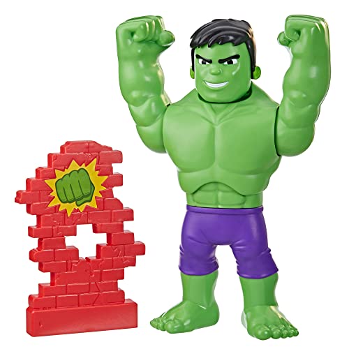 Spidey und Seine außergewöhnlichen Freunde, Hulk Wandbrecher, 25 cm, mehrere Gesichter, für Kinder ab 3 Jahren von Marvel