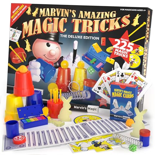 Marvin's Magic MME225 225 Erstaunliche Tricks, schwarz/Silber, 40 x 5.4 x 26.5 Centimeters von Marvin's Magic