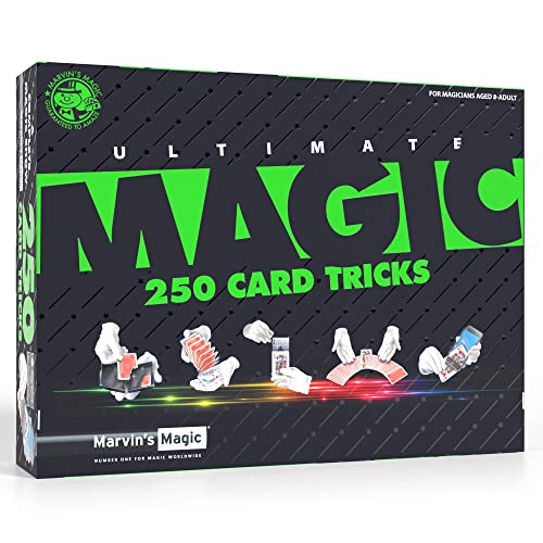 Marvin's Magic - Ultimatives 250 Karten Tricks Set | Kinder und Erwachsene Magic Card Set | Inklusive illustrierter Anleitung | Geeignet für Kinder ab 8 Jahren von Marvin's Magic