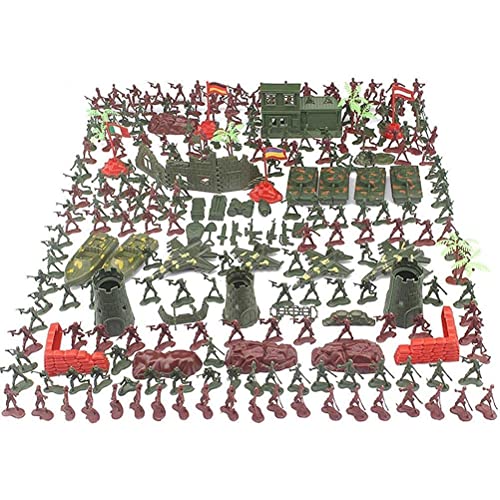 290-teiliges Minifiguren Soldatenset für Männer, Militär-Basisset, Kriegssoldaten-Spielset, Party-Set von MasYosh