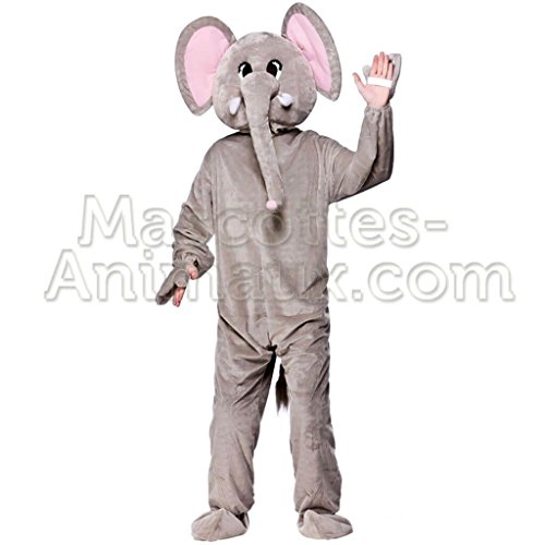 Elefanten-Kostüm, Maskottchen Elefant, Elefant (Größe Erwachsene) von MascottesAnimaux