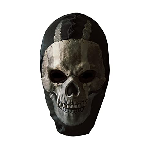 Call of Duty Ghost Skull Mask Full Face Unisex für War Game Outdoor Sport Halloween Cosplay (Einheitsgröße, Maske) von Masfrida