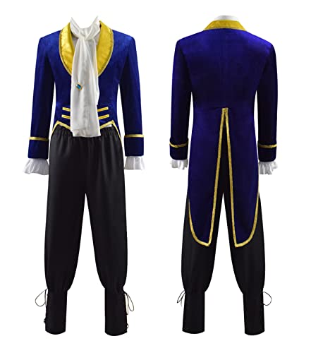 Das Biest Kostüm für Männer Dan Stevens Uniform Prinz Anzug Halloween Cosplay Outfits Erwachsene von Masfrida