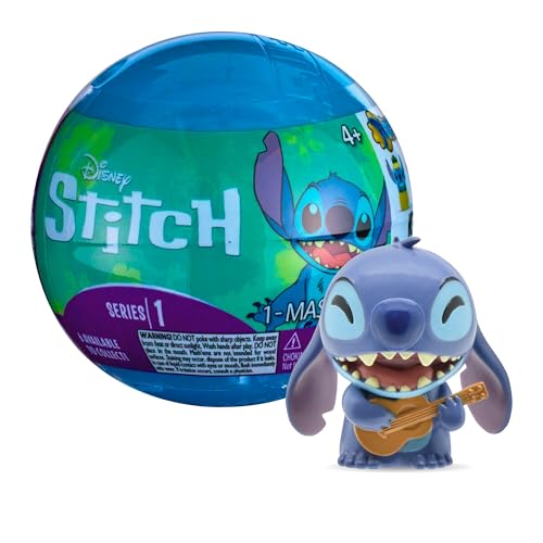 Mash'Ems 52130 Lilo & Stitch Disney, Squishy Figuren, 6 zum Sammeln, Stile können variieren, Mehrfarbig von Mash'Ems