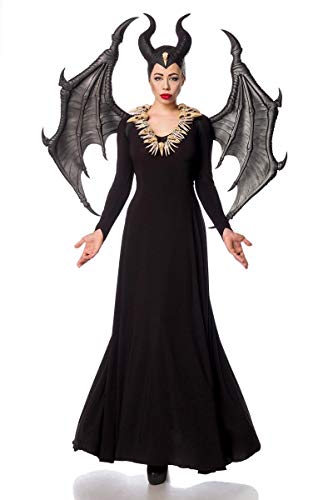 Mask Paradise Halloween Damen Kostüm Mistress of Evil 2 aus Polyester und Elasthan in der Farbe Schwarz, Größe: 2XL-3XL, 80144-002-073 von Mask Paradise