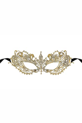 Maskarade Zenith Maske, goldfarben von Maskarade