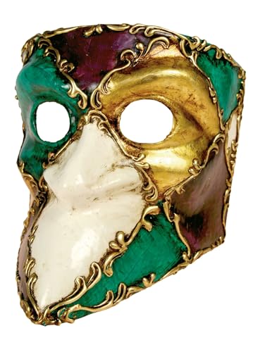 Bauta mardi gras - Venezianische Maske - traditionell handgefertigt - Carnevale di Venezia von Maskworld