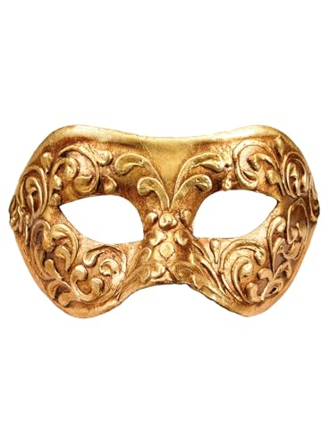 Colombina stucco oro - Venezianische Maske - traditionell handgefertigt - Carnevale di Venezia von Maskworld