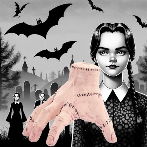 Eiskaltes Händchen aus Wednesday - Laufende Zombie-Hand - Kostüm- Zubehör & Deko Accessoire - Schulterfigur für Halloween, Karneval & Motto-Party Eiskaltes Händchen aus Wednesday - Laufende Zombie-Hand - Kostüm- Zubehör & Deko Accessoire - Schulterfigur für Halloween, Karneval & Motto-Party von Maskworld