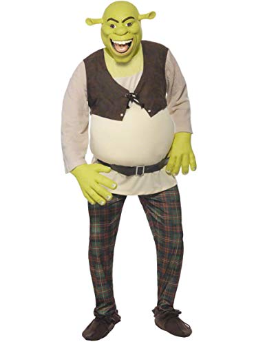 Generique - Shrek Comic Lizenz Film Kostüm grün-beige-braun - L von Maskworld