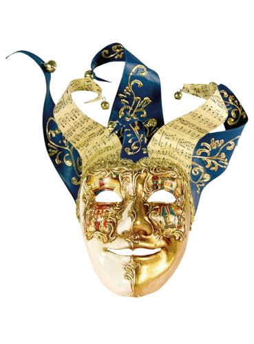 Jolly Carte Maschile oro bianco - Venezianische Maske - traditionell handgefertigt - Carnevale di Venezia von Maskworld