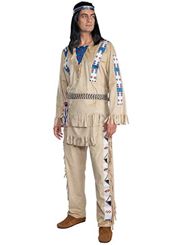 Maskworld Winnetou Kostüm - Indianer - Größe: XL - Lizenz-Kostüme aus den Karl-May-Filmen für Karneval und Motto-Party von Maskworld