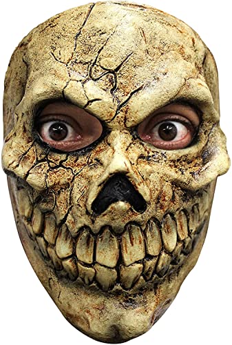 Mutantenschädel - Skeletal Maske des Grauens aus Latex - Erwachsenen Horror Kostüm Halbmaske Schädel Skelett Totenkopf - ideal für Halloween, Karneval, Motto- & Grusel-Party von Maskworld