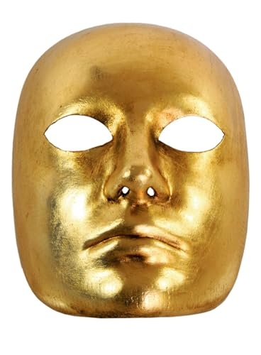 Volto oro - Venezianische Maske - traditionell handgefertigt - Carnevale di Venezia von Maskworld