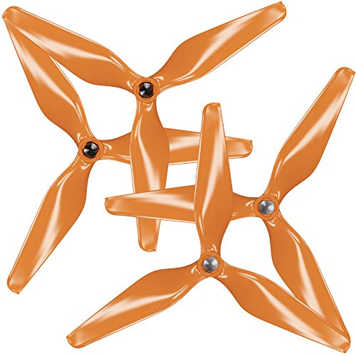 MAS 3-Blade Upgrade Propeller für 3DR Solo mit integrierter Mutter in Orange - x4 im Set von Master Airscrew