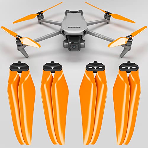 Master Airscrew Stealth Propeller kompatibel mit DJI Mavic 3 - Orange, 4 Stück von Master Airscrew