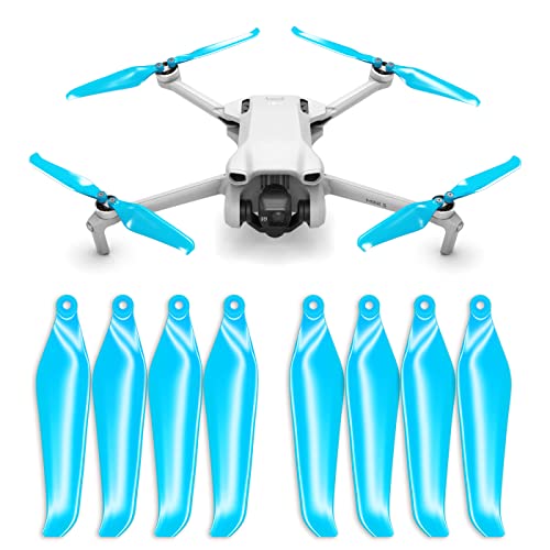 Master Airscrew Stealth Propeller kompatibel mit DJI Mini 3 - Blau, 4 Propeller im Set von Master Airscrew