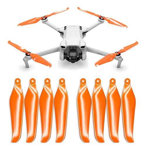 Master Airscrew Stealth Propeller kompatibel mit DJI Mini 3 - Orange, 4 Propeller im Set von Master Airscrew