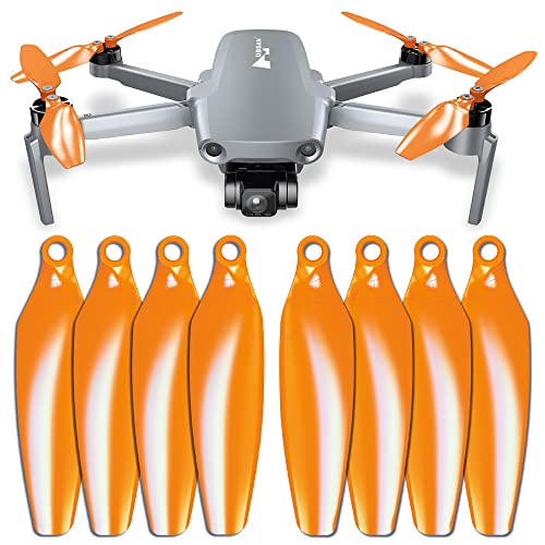 Master Airscrew Stealth Propeller kompatibel mit Hubsan Zino Mini Pro & SE - 4 Propeller im Set (Orange) von Master Airscrew