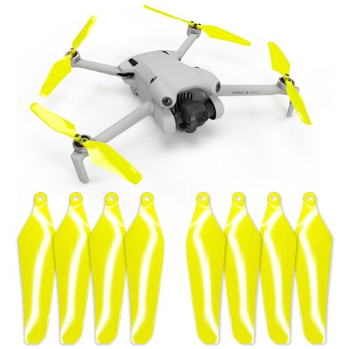 Master Airscrew Super Stealth Propeller kompatibel mit DJI Mini 4 Pro & Mini 3 Pro - Elektrisch, 4 Propeller im Set von Master Airscrew