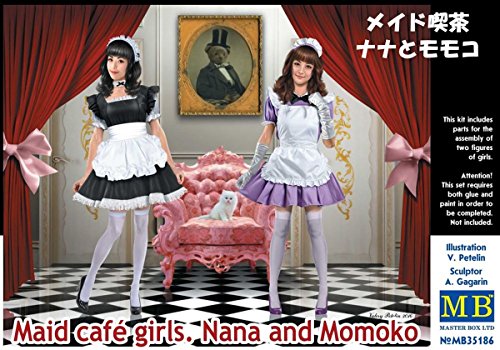 Master Box Ltd MB35186 - Figuren Maid Cafe Girls. Nana and Momoko von Master Box Ltd.