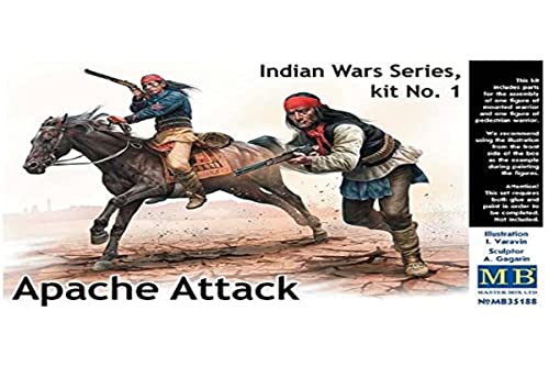 Master Box Ltd MB35188 Figuren Apache Attack,Indian Wars Series,kit No1 von Master Box Ltd.