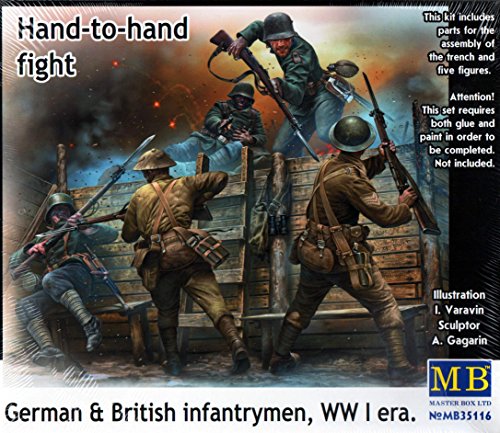 Master Box MB35116 - Figur Handtohand Fight German und British infantrymen WWI era von Master Box Ltd.