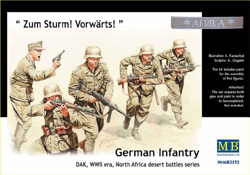 Master Box MB3593 - German-Infantry, DAK North Africa Desert Battle Series von Master Box Ltd.