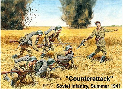 Masterbox COUNTERATTACK, Sowjetische Infanterie, Sommer 1941 WWII 1/35 Master Box 3563 von Master Box Ltd.