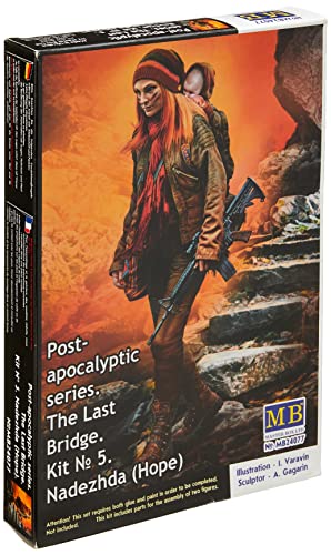 Masterbox MAS24077 1:24-The Last Bridge, Kit Nr. 5, Nadezhda Scale Modell, unlackiert von Master Box