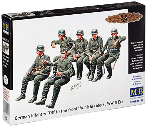 Masterbox MB35137 - 1/35 Deutsche Infanterie, Kraftfahrzeug Besatzung 6 Figuren von Master Box Ltd.