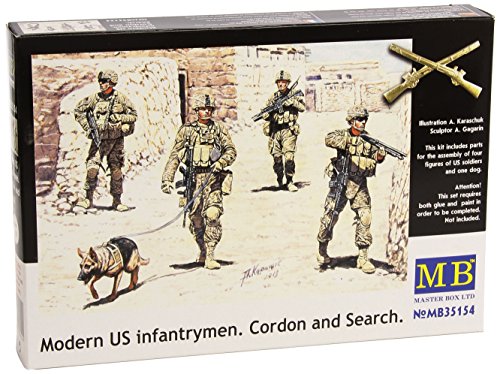 Masterbox MB35154-1/35 Moderne US Infanterie von Master Box Ltd.