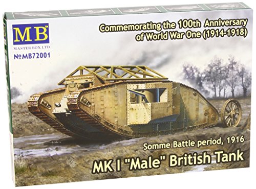 Masterbox MB72001 - 1/72 MK 1 Male Britischer Panzer, 1916 von Master Box Ltd.