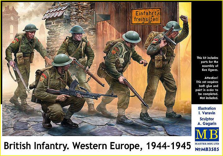 British Infantry - Western Europe 1944-1945 von Master Box Plastic Kits