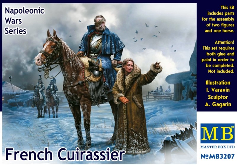 French Cuirassier, Napoleonic von Master Box Plastic Kits