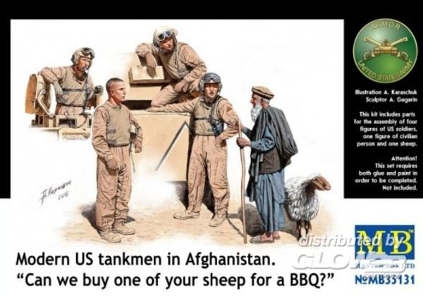 Modern U.S. tankmen in Afghanistan von Master Box Plastic Kits