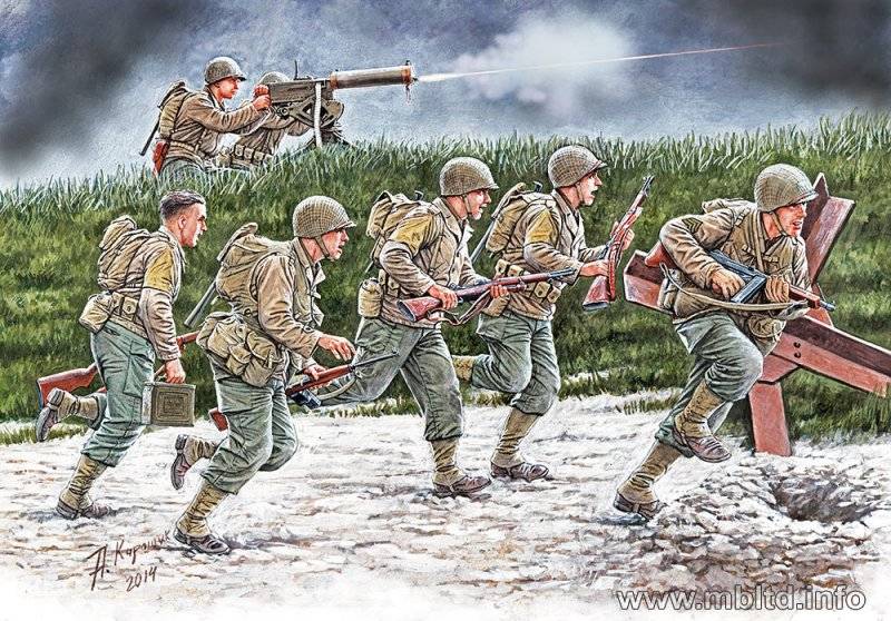 Move US Soldiers, Operation Overlord 1944 von Master Box Plastic Kits