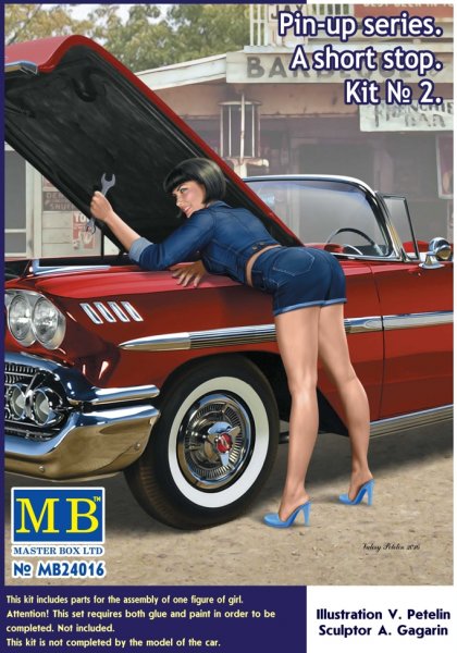 Pin-up series - A short stop - Kit No. 2 von Master Box Plastic Kits