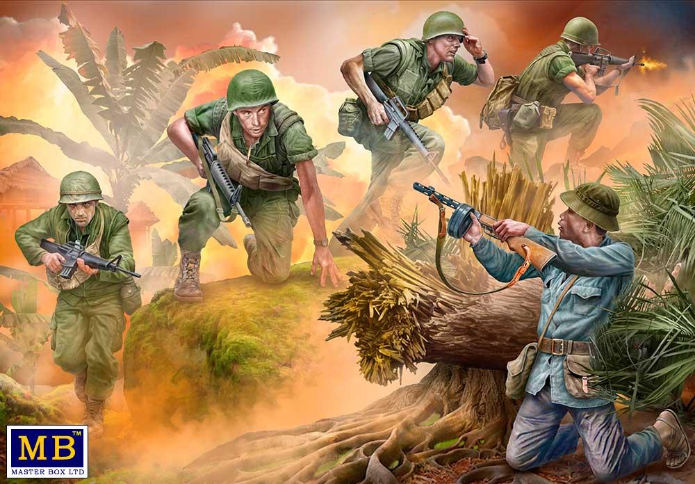 Shottout! - Vietnam War series von Master Box Plastic Kits