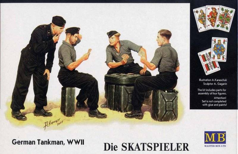 Skatspieler von Master Box Plastic Kits