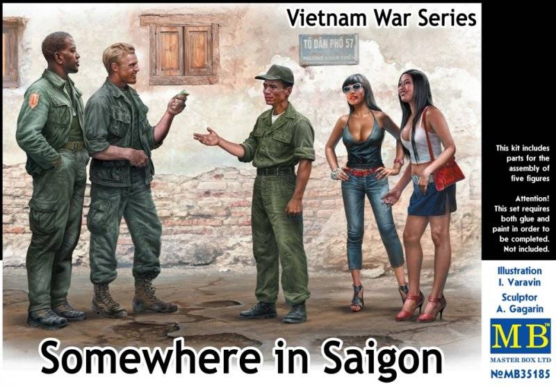 Somewhere in Saigon, Vietnam war Series von Master Box Plastic Kits