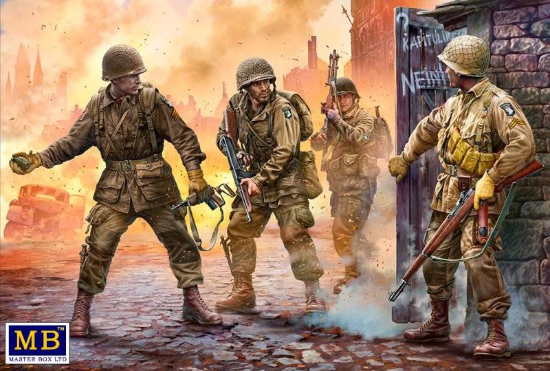 US Paratroopers, Europe, 1944-1945 von Master Box Plastic Kits