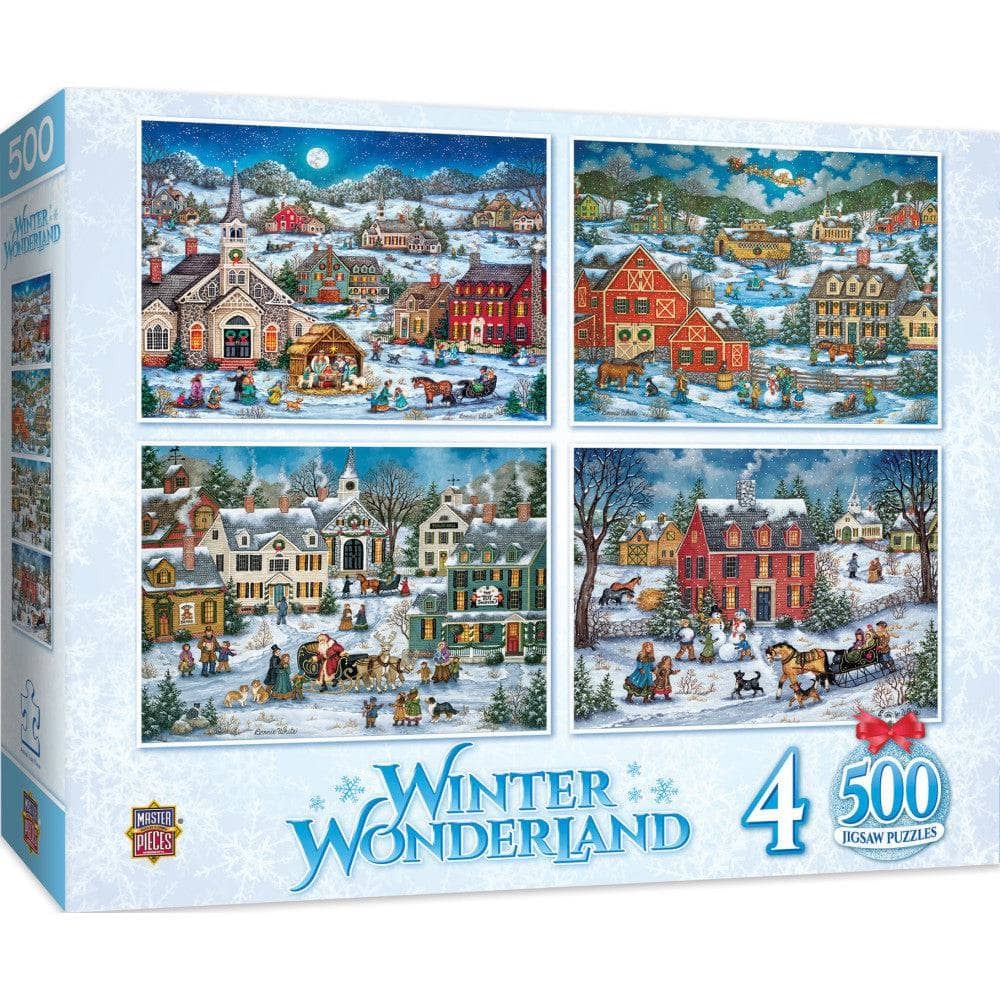 Master Pieces 4 Puzzles - Winter Wonderland 500 Teile Puzzle Master-Pieces-32580 Master Pieces 4 Puzzles - Winter Wonderland 500 Teile Puzzle Master-Pieces-32580 von Master Pieces