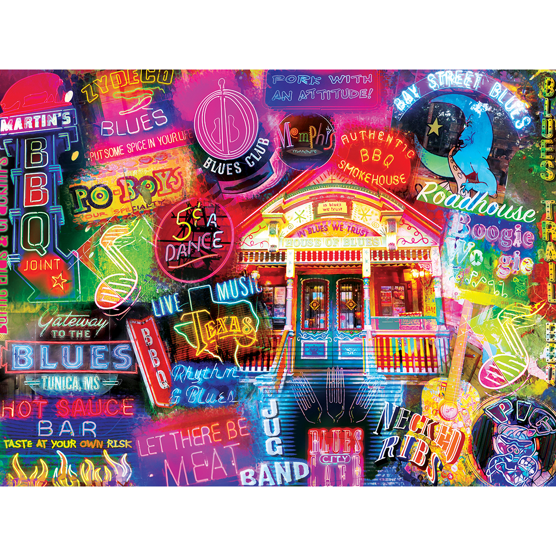 Master Pieces BBQ and Blues 550 Teile Puzzle Master-Pieces-32116 von Master Pieces