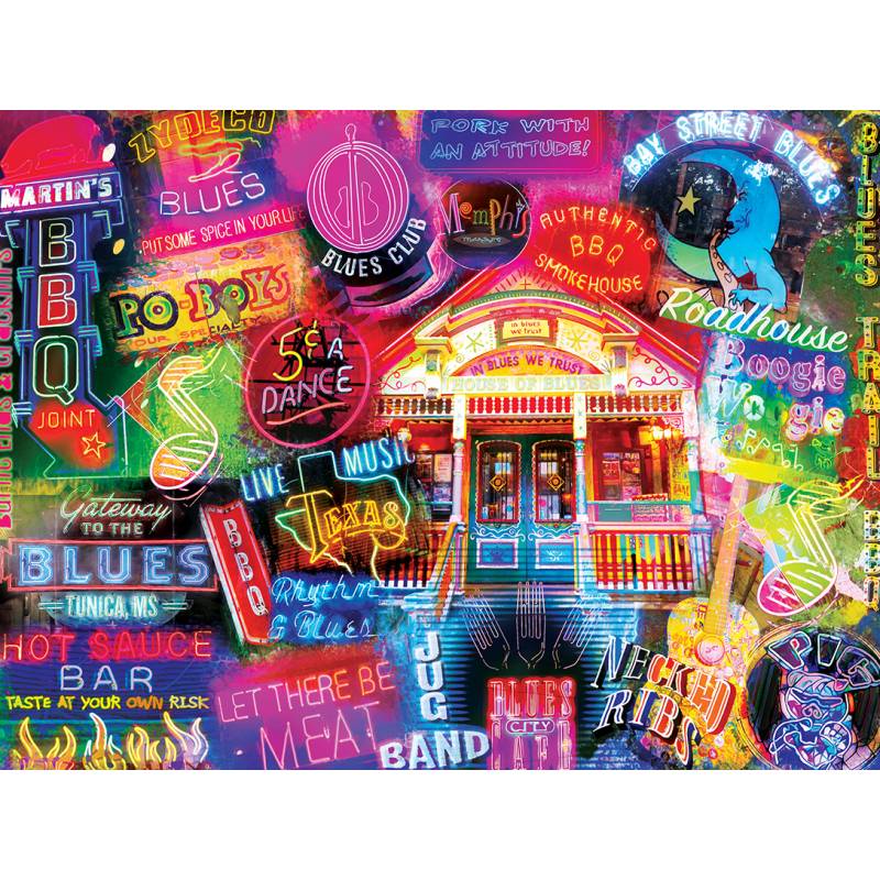 Master Pieces BBQ and Blues 550 Teile Puzzle Master-Pieces-32116 von Master Pieces