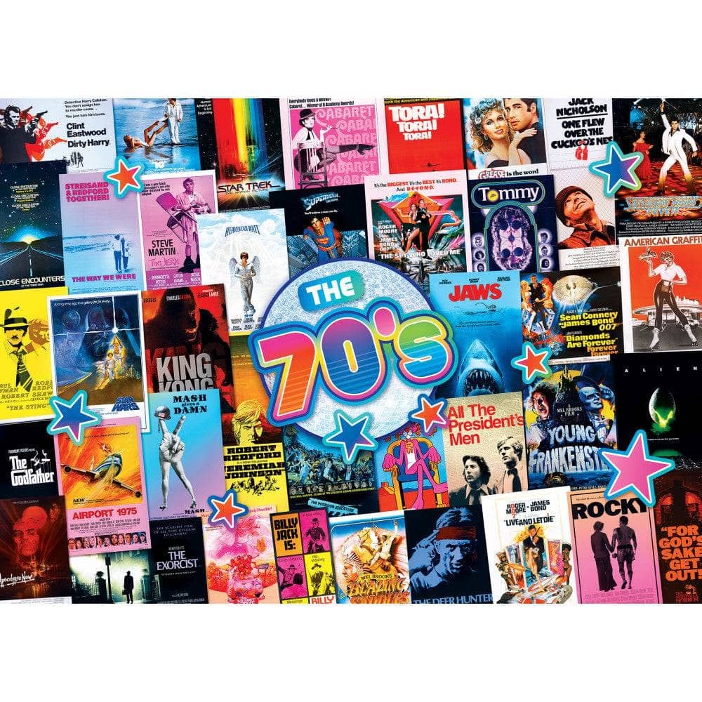 Master Pieces Blockbuster-Filme - 70er Jahre 1000 Teile Puzzle Master-Pieces-72202 Master Pieces Blockbuster-Filme - 70er Jahre 1000 Teile Puzzle Master-Pieces-72202 von Master Pieces