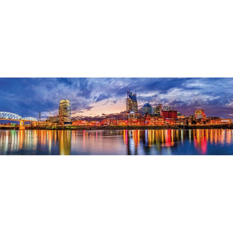 Master Pieces City Panoramics - Nashville 1000 Teile Puzzle Master-Pieces-71851 von Master Pieces