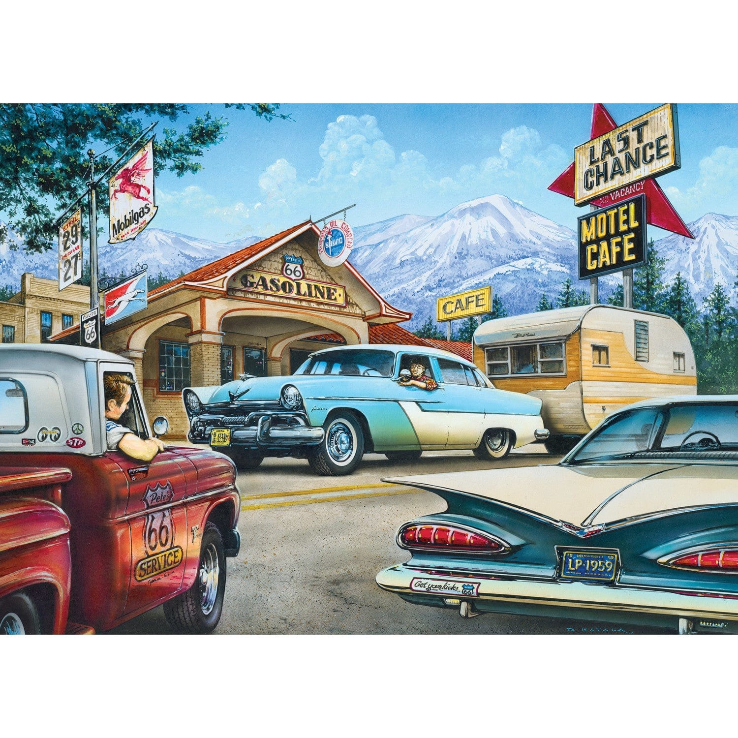 Master Pieces Cruisin? Rt66 - Wieder unterwegs 1000 Teile Puzzle Master-Pieces-71734 Master Pieces Cruisin? Rt66 - Wieder unterwegs 1000 Teile Puzzle Master-Pieces-71734 von Master Pieces
