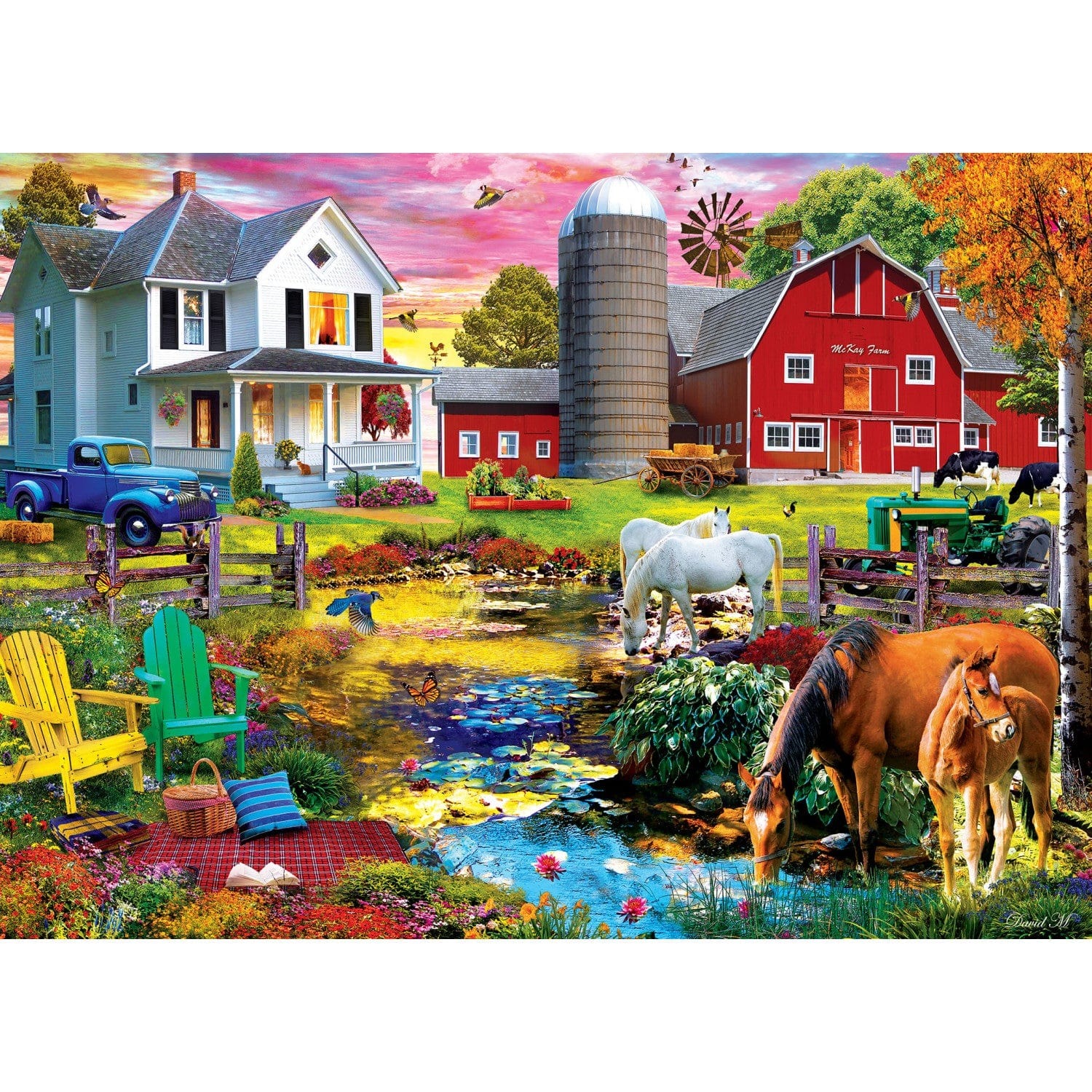 Master Pieces Farm & Country - Picknick auf dem Bauernhof 1000 Teile Puzzle Master-Pieces-72239 Master Pieces Farm & Country - Picknick auf dem Bauernhof 1000 Teile Puzzle Master-Pieces-72239 von Master Pieces