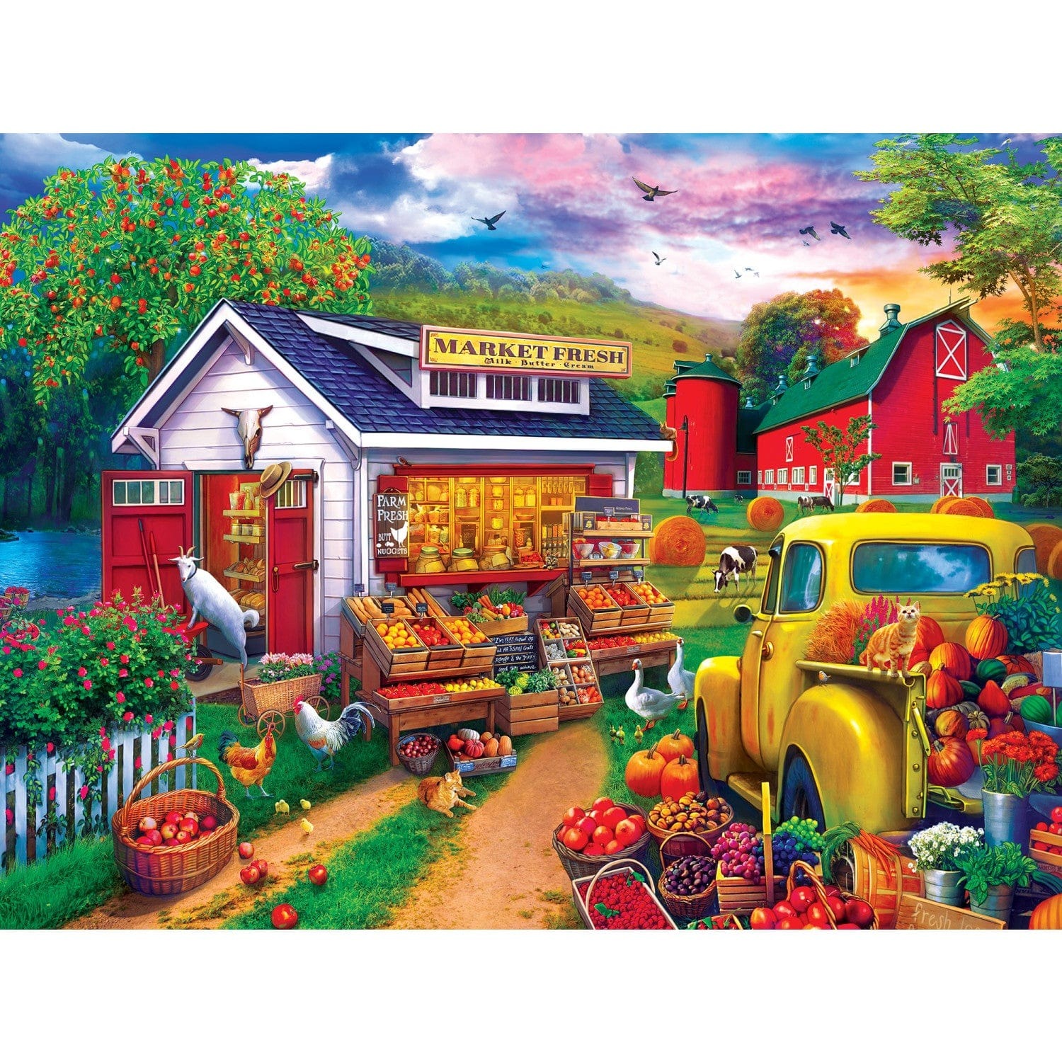 Master Pieces Farmer's Market - Market Fresh Morning 750 Teile Puzzle Master-Pieces-32557 Master Pieces Farmer's Market - Market Fresh Morning 750 Teile Puzzle Master-Pieces-32557 von Master Pieces